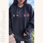 Edward Cullen embroidered crewneck