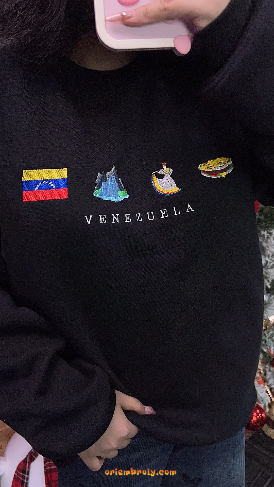 Venezuela culture inspired crewneck