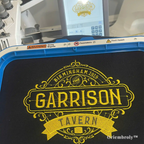 vintage pub sign embroidery Garrison Tavern sweatshirt