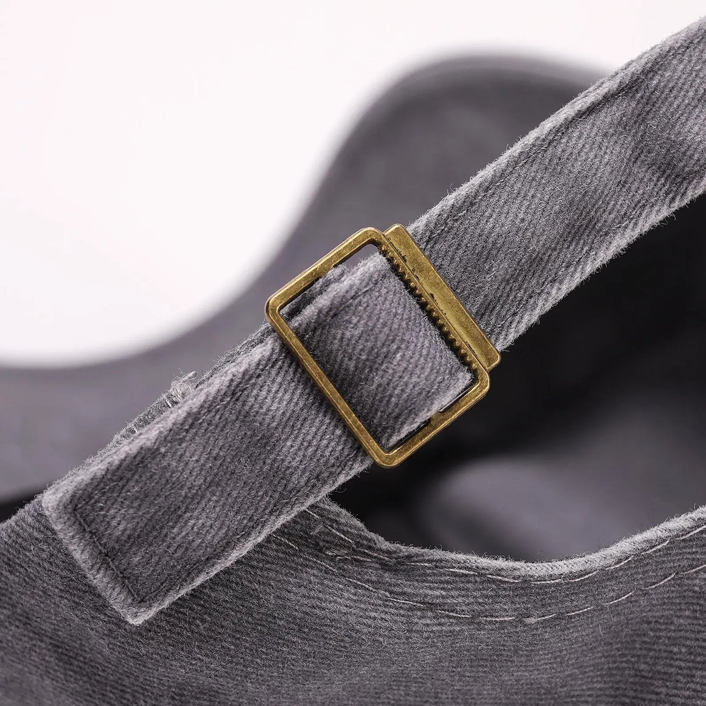 vintage washed cotton dad hat brown aesthetic cap