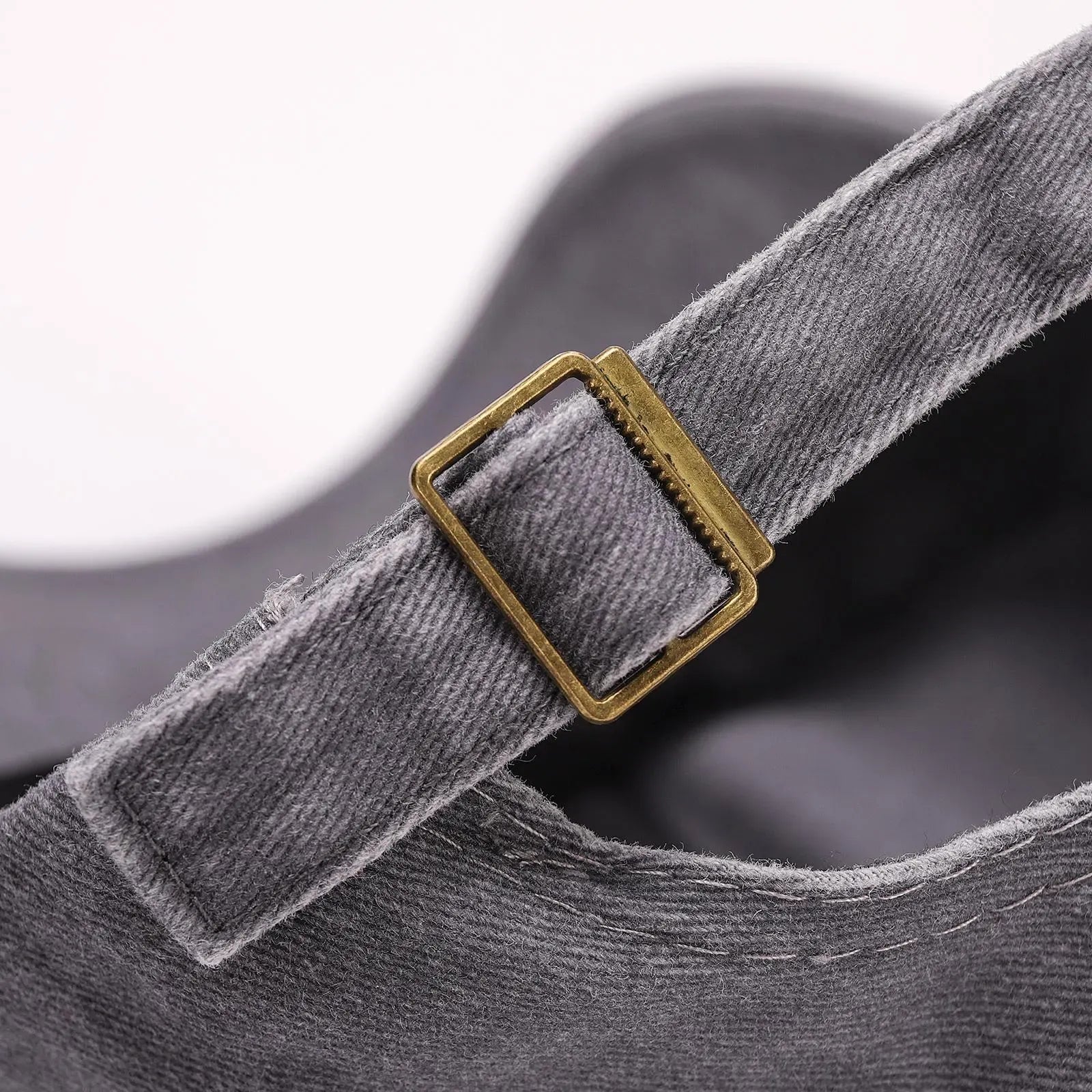 vintage washed cotton dad hat brown aesthetic cap