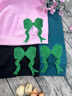 Wicked Broadway fan merch sweatshirt with glitter embroidery