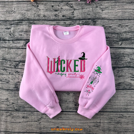 Wicked Change For Good embroidered sweatshirt