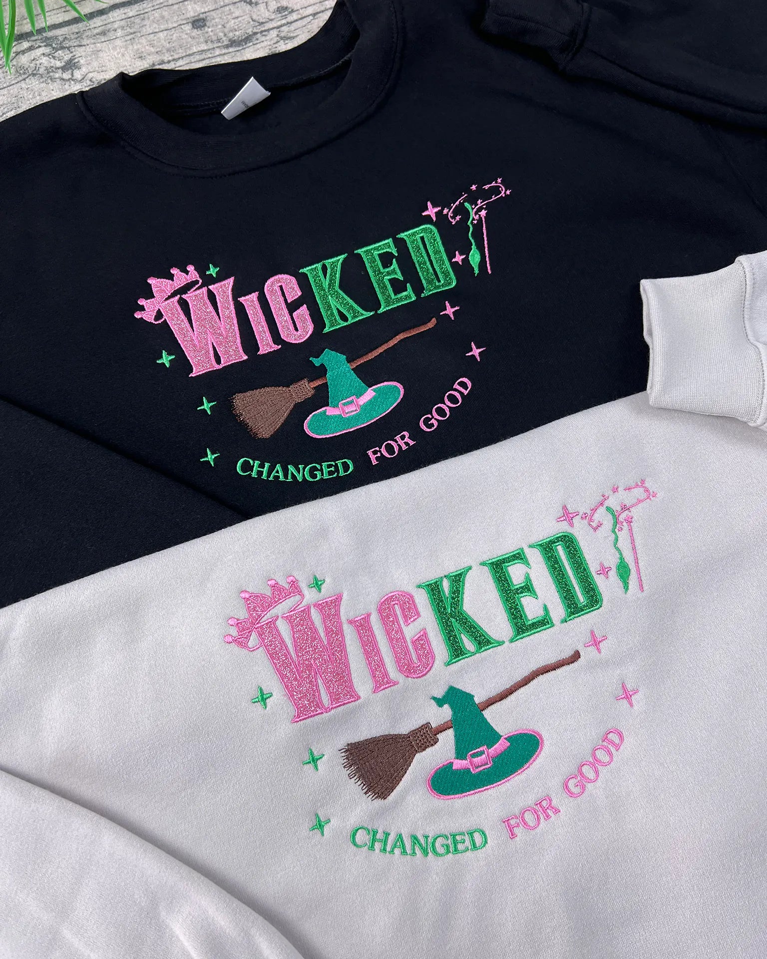 Wicked Changed for Good embroidery hoodie, Defy Gravity sweatshirt, Wizard of Oz hoodie, Wicked musical fan gift