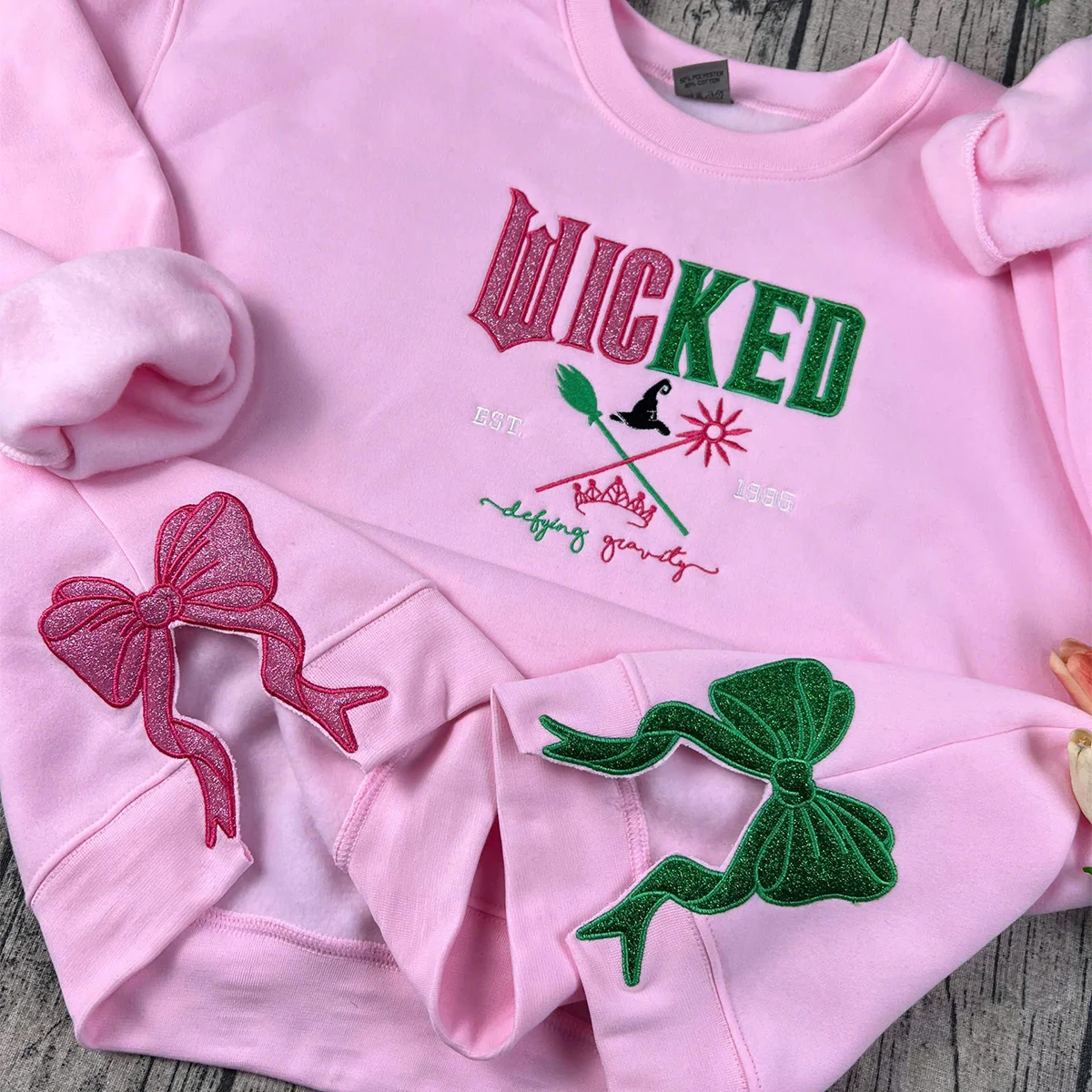 Wizard of Oz Halloween embroidered hoodie for women