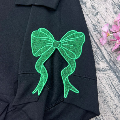 Wicked Glitter Embroidered Sweatshirt | Appliqué Embroidery | Wizard of Oz Crewneck