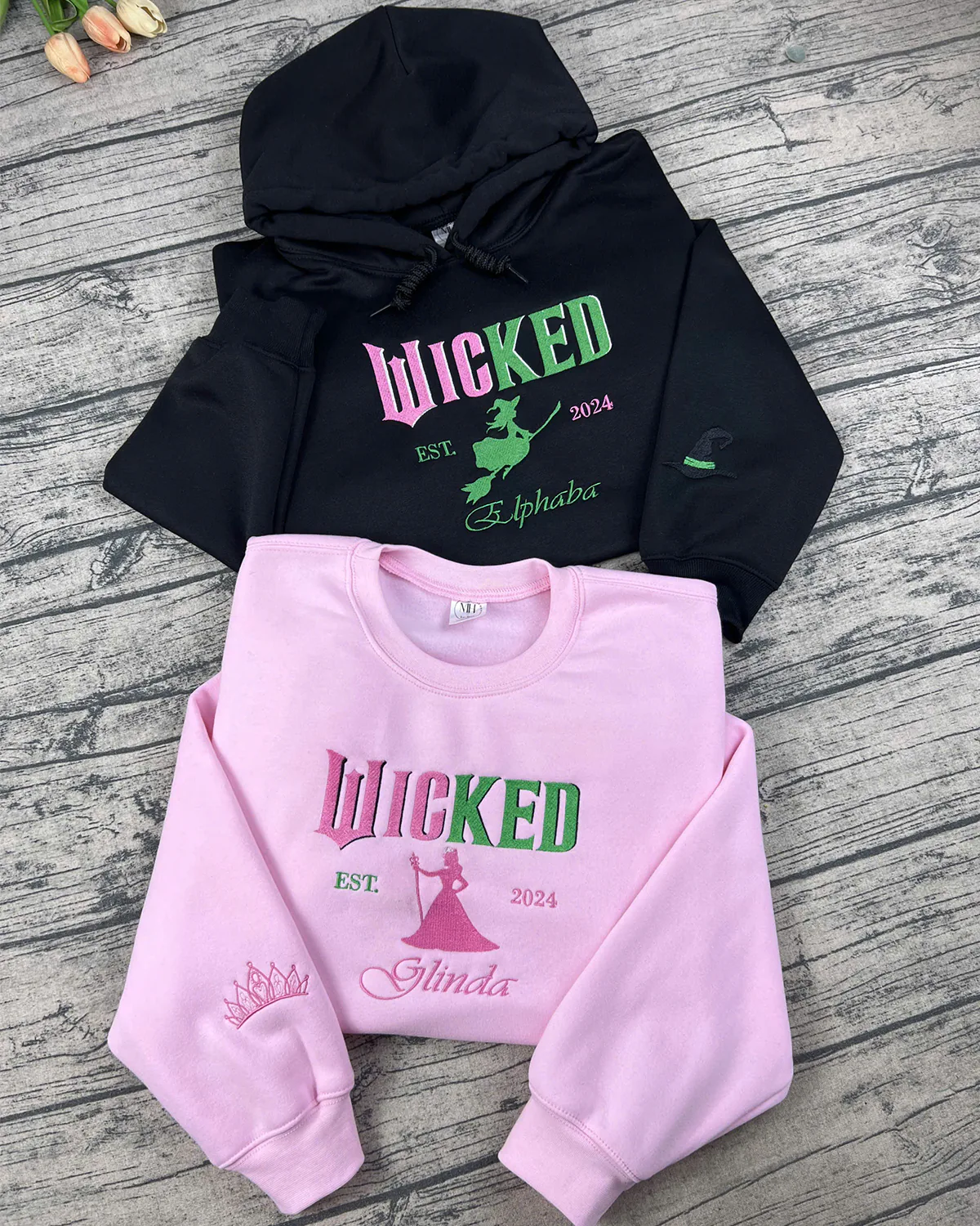 Embroidered Wicked TV show hoodie