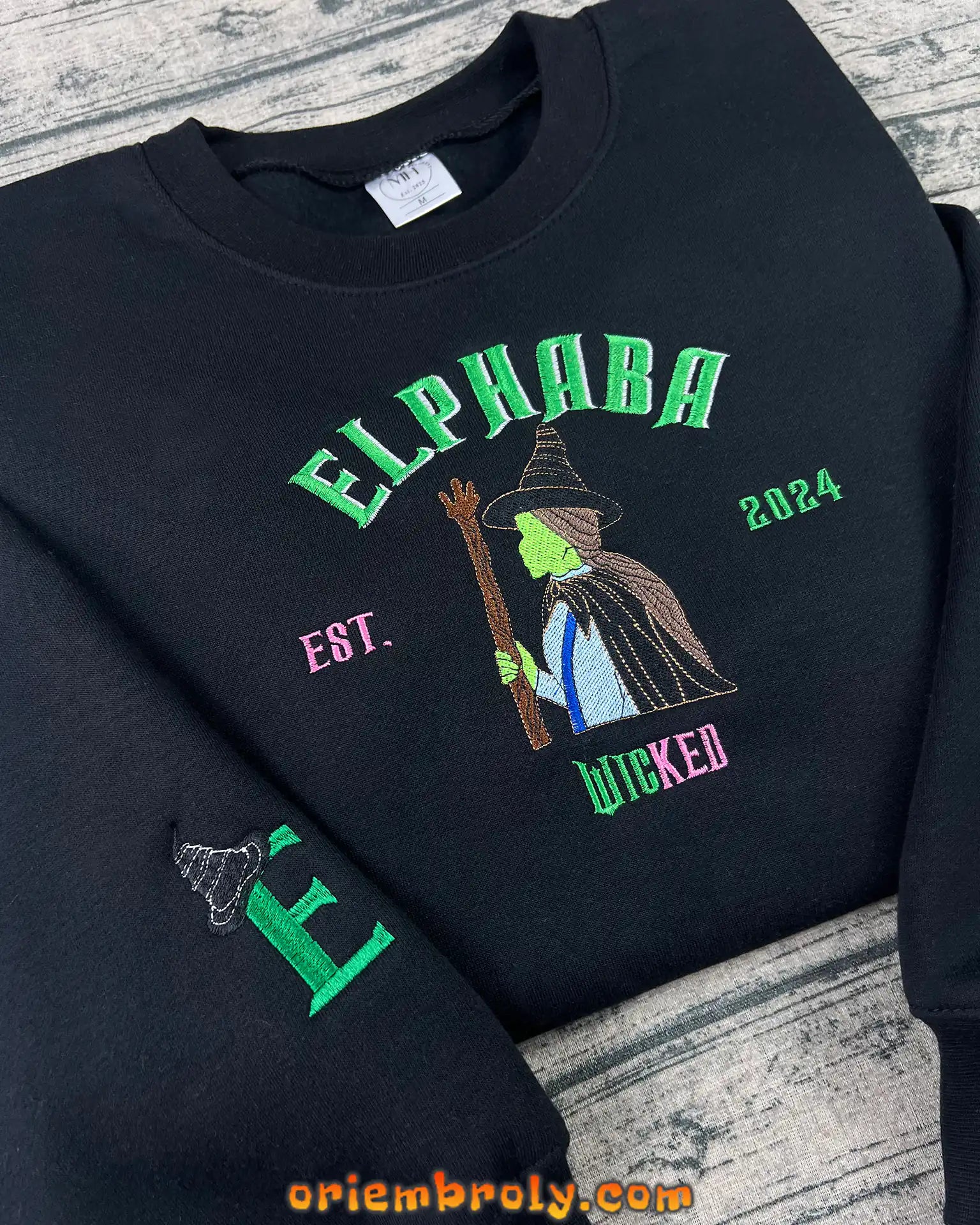 Witchcore aesthetic embroidered hoodie for everyday wear