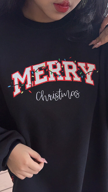 Women’s Merry Christmas sweater mockup