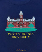 WVU Woodburn Hall embroidered college sweatshirt
