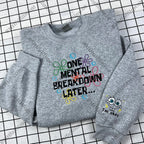 Unisex embroidered crewneck sweatshirt - Therapist gift idea