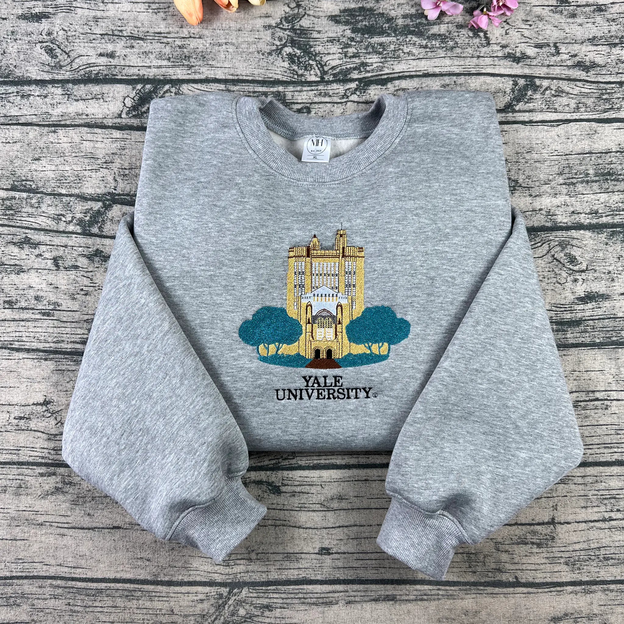 Yale University Yale embroidered crewneck sweatshirt