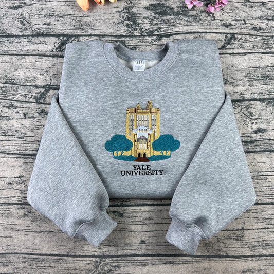 Yale University Yale embroidered crewneck sweatshirt