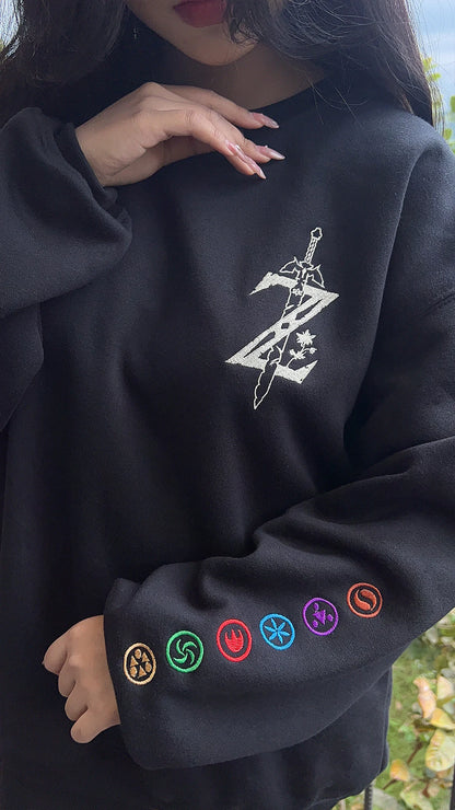 Unisex Zelda sweatshirt perfect for gaming and casual wear